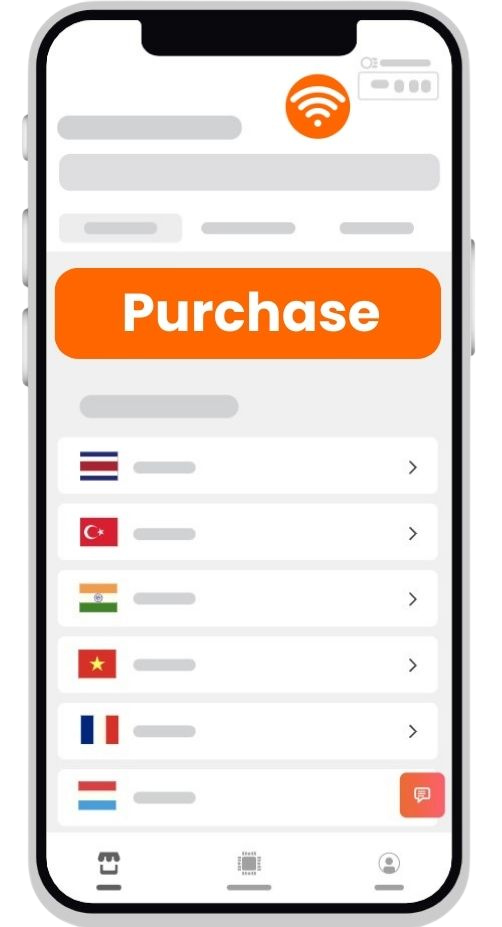 eSIM Travel Data Purchase